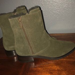 Michael Kors boots with the furrr